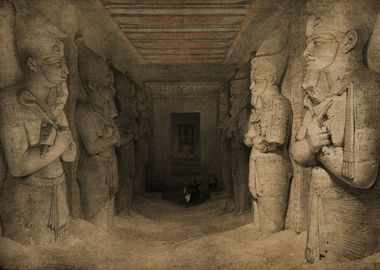 Temple Aboo Simbel Nubia