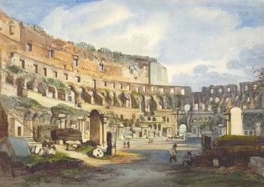 Interior of the Colosseum