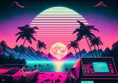 Vaporwave Retrovision