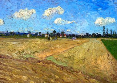 Ploughed Fields Van Gogh