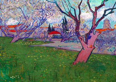 Flowering Trees Van Gogh