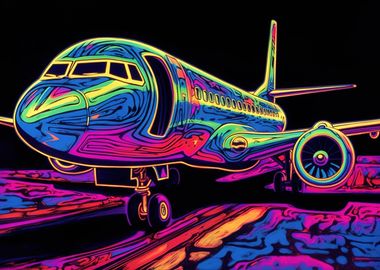 plane neon