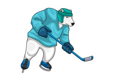 Polar bear Ice hockey