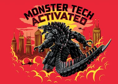 Monster Tech Activated Red