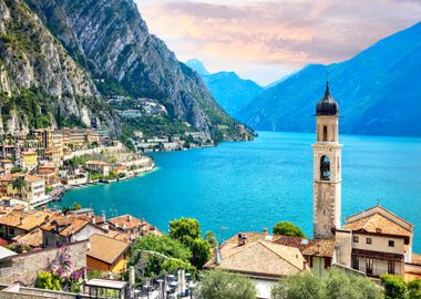 Lake Garda in Italy 