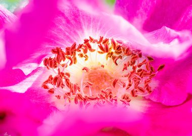 Macro of a rose