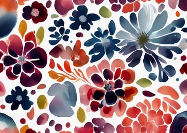 Watercolor Floral Pattern