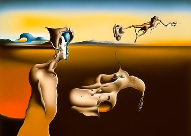 SALVADOR DALI PAINT STYLE