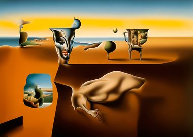 SALVADOR DALI PAINT STYLE