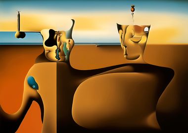 SALVADOR DALI PAINT STYLE