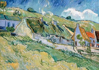 Cottages 1890 van Gogh