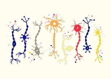 Neuron Types Art