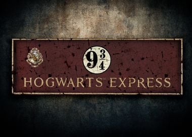 Platform 9 3/4 Plaque