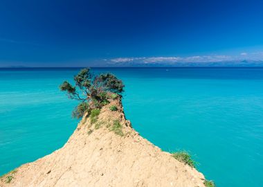 Sea landscape Greek travel