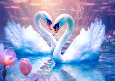 beautiful swan