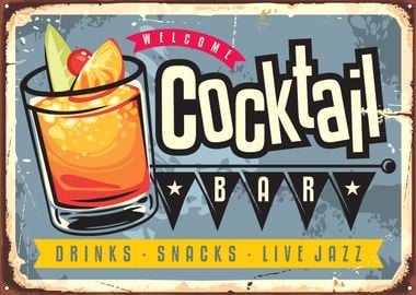 cocktail bar sign