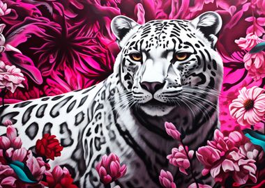 painting of a leopard