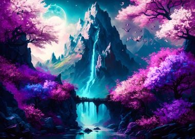 'Fantasy landscapes' Poster, picture, metal print, paint by Elz art ...