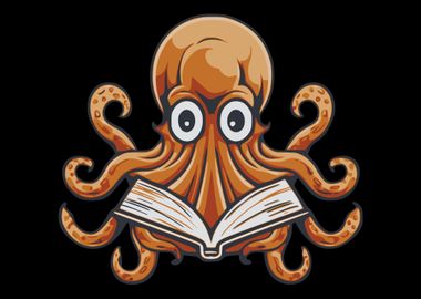 Books Bookworm Octopus