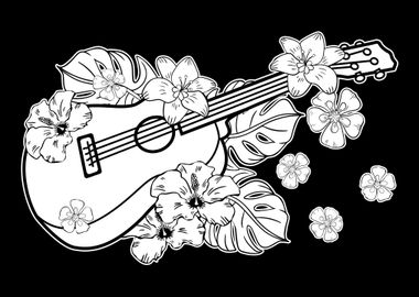 Ukulele Uke Flowers