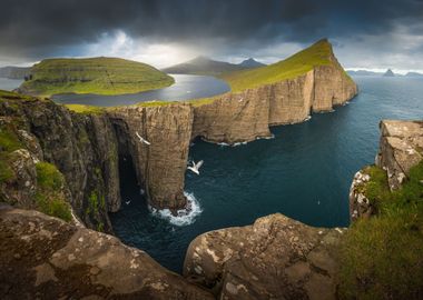 Faroe islands landscape