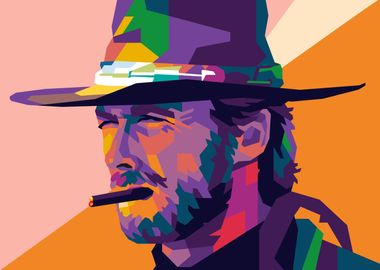 Clint Eastwood Popart