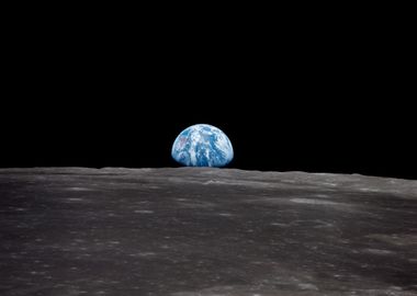 earth seen from the moon