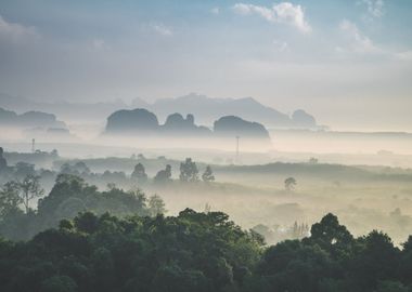 Sunrise in Thailand