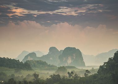 Sunrise in Thailand