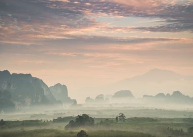 Sunrise in Thailand