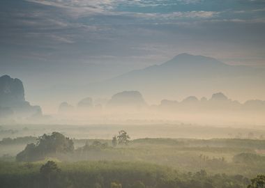 Sunrise in Thailand