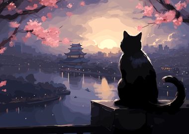 The Moon Night Cat Japan