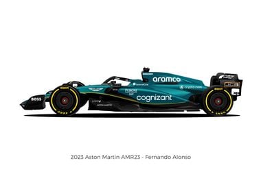 Fernando Alonso AMR23 Car