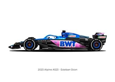 Esteban Ocon A523