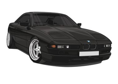 BMW 850i E31 White