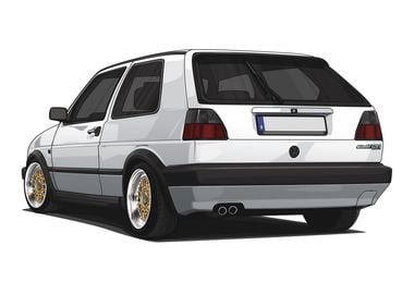 VW Golf MK2 GTI BBS VAG