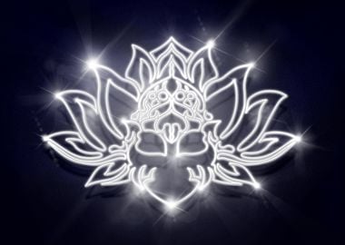 Black Lotus Tattoo Neon