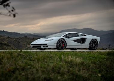 Lamborghini Sian mountain