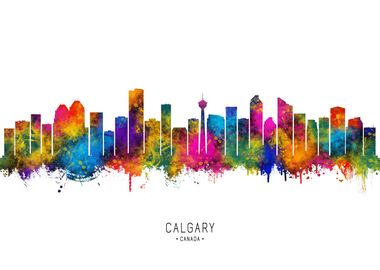 Calgary Canada Skyline