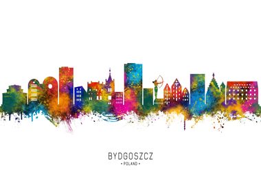 Bydgoszcz Poland Skyline