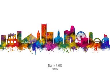 Da Nang Vietnam Skyline