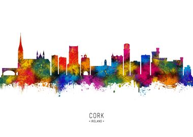 Cork Ireland Skyline