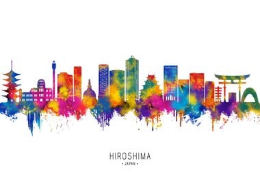 Hiroshima Japan Skyline