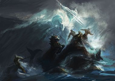 Poseidon Cool painting war