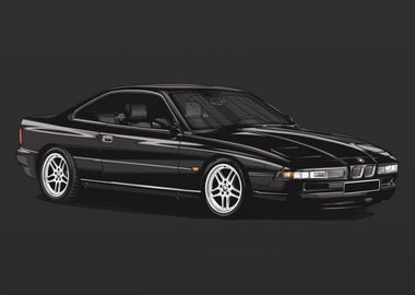 BMW 850i E31 Black Classic