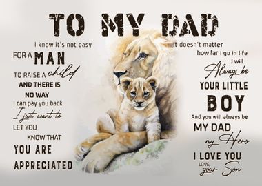 To My Dad From Son Lion