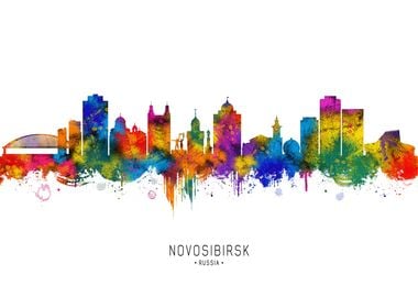 Novosibirsk Russia Skyline