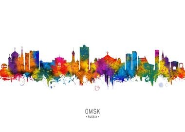 Omsk Russia Skyline