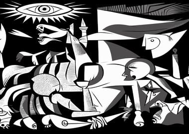 GUERNICA PICASSO STYLE