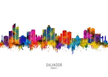 Salvador Brazil Skyline